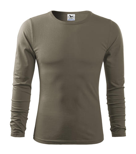 Malfini Fit-T μπλουζάκι μακρύ μανίκι 160g/m2, σκούρο πράσινο