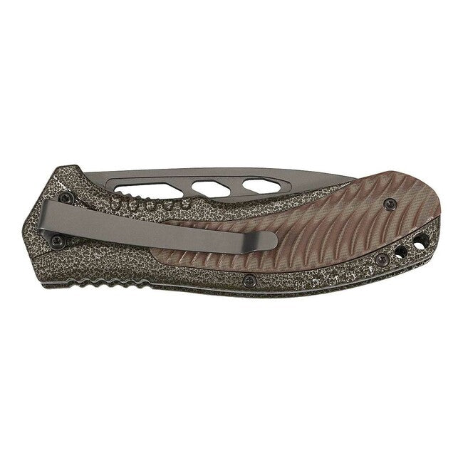 Herbertz TOP-Collection Μαχαίρι Τσέπης 8,7 cm, αμμώδες καφέ, G10, νάιλον θήκη