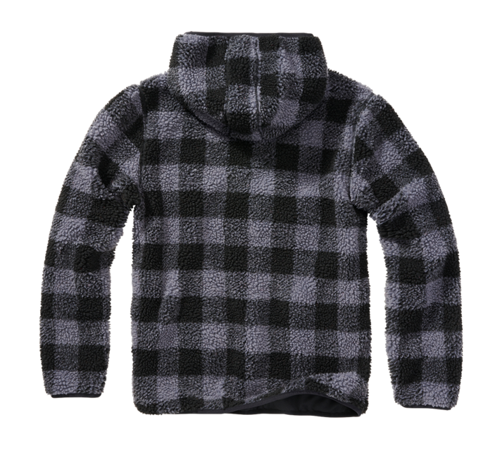 Brandit Teddyfleece Worker φούτερ fleece, μαύρο/γκρι