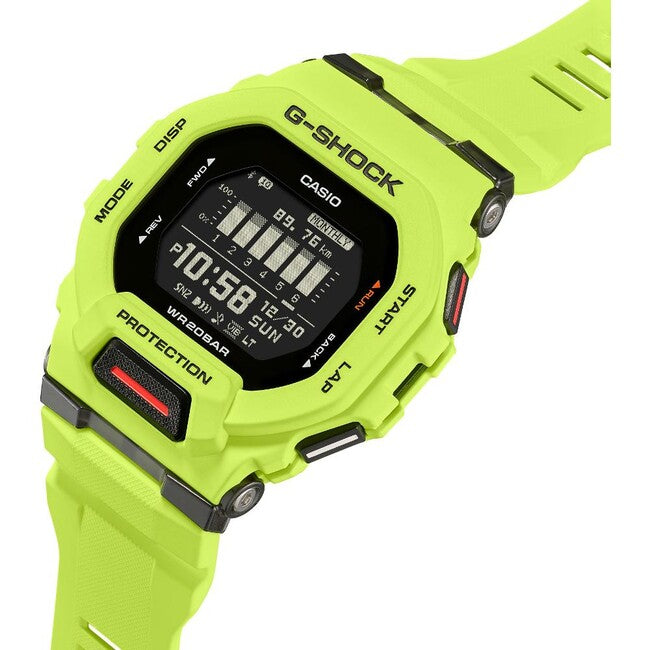 Casio G-Shock GBD-200-9ER Ρολόι, Μαύρο/Κίτρινο