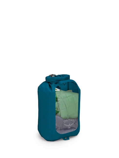 OSPREY DRY SACK 12 W/WINDOW αδιάβροχη τσάντα, waterfront blue