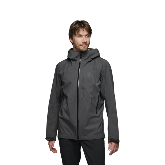 Black Diamond Highline Stretch Shell αδιάβροχο μπουφάν ανδρικό, anthracite
