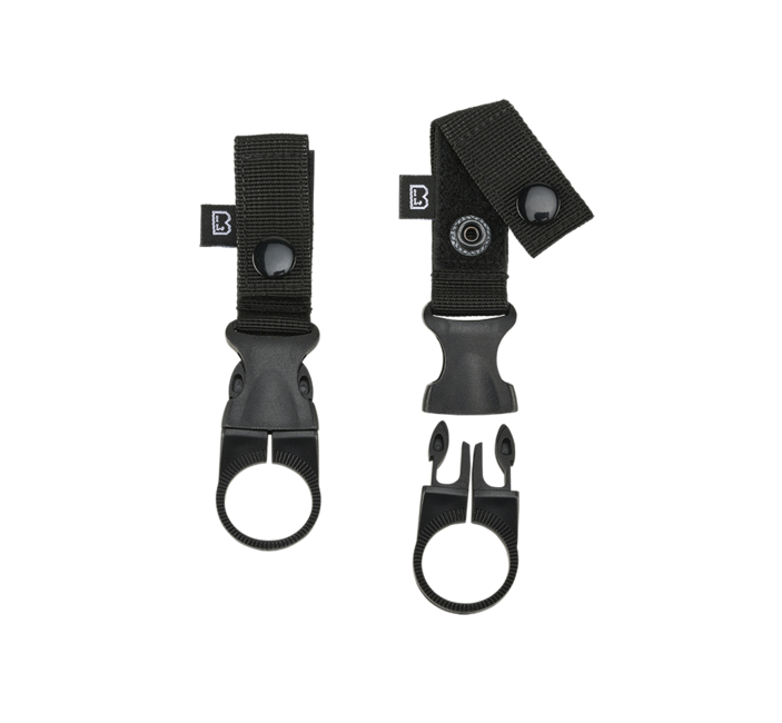 Brandit MOLLE Βάση Μπουκαλιών 2 pack, μαύρο