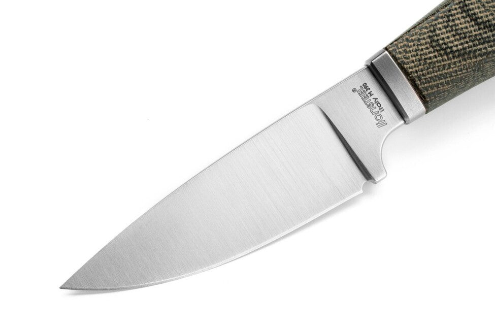 Lionsteel WILLY WL1 μαχαίρι σταθερής λάμας με χειρολαβή micarta CVG
