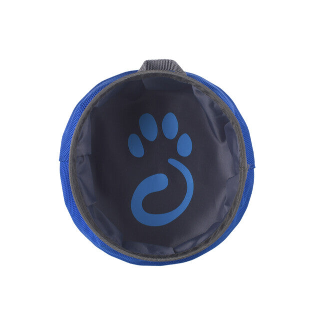 Mountain Paws Αναδιπλούμενο Μπολ Νερού για Σκύλους, Μπλε, S