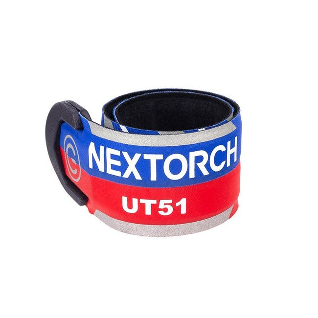NexTorch® UT51 Ανακλαστική Ζώνη Ασφαλείας με Αναλαμπή, Κόκκινο-Μπλε