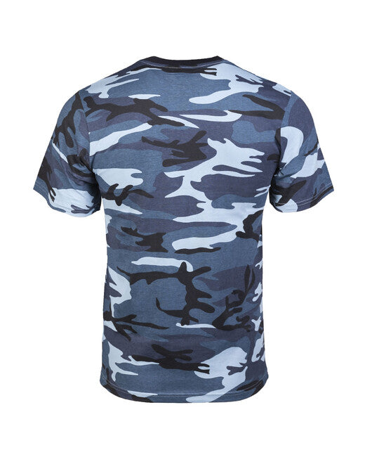 Mil-Tec Μπλουζάκι Κοντό Μανίκι, sky blue camo