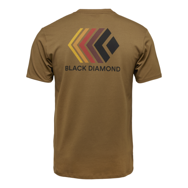 Black Diamond Μπλουζάκι Faded ανδρικό με κοντό μανίκι, dark curry