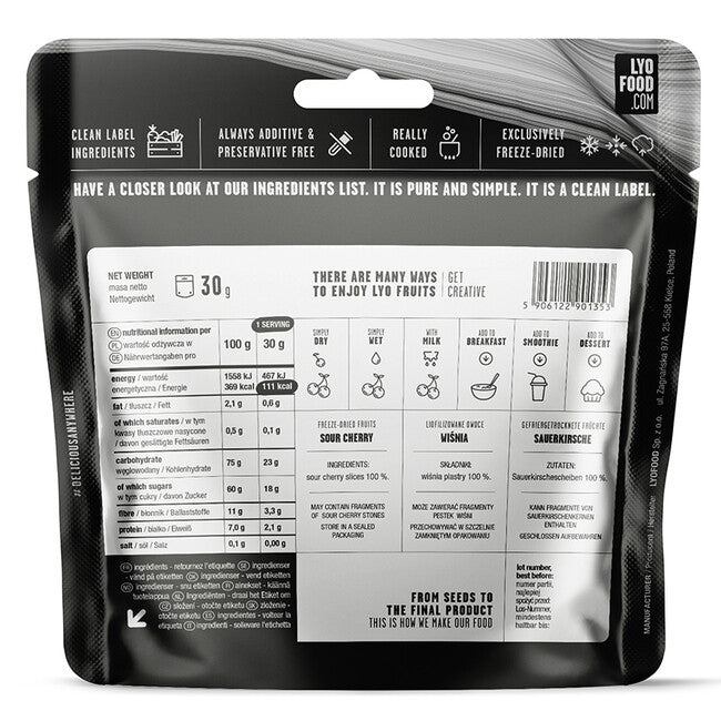LYOfood Κεράσια 370g