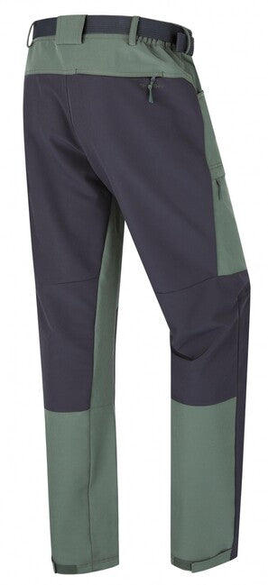 HUSKY Keiry παντελόνι outdoor ανδρικό, πράσινο/ανθρακί