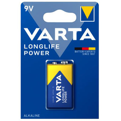 Varta Longlife Power Μπαταρία 9V Blок, 1 τεμάχιο