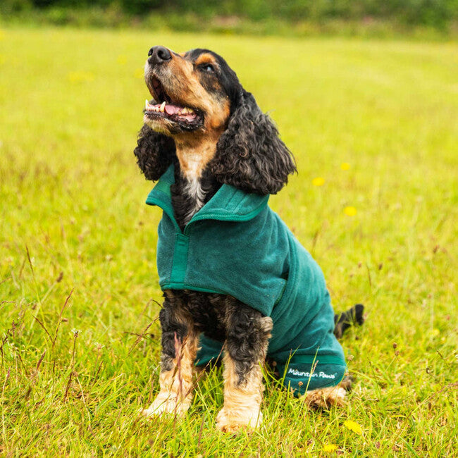 Mountain Paws Dog Robes Μπουρνούζι Σκύλου, πράσινο, μικρό