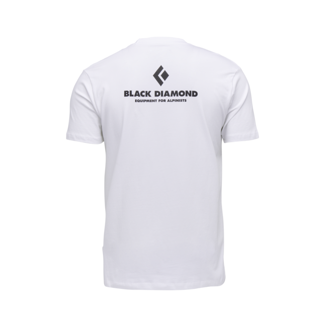 Black Diamond Equipment For Alpinist Μπλουζάκι Ανδρικό με Κοντό Μανίκι, Λευκό