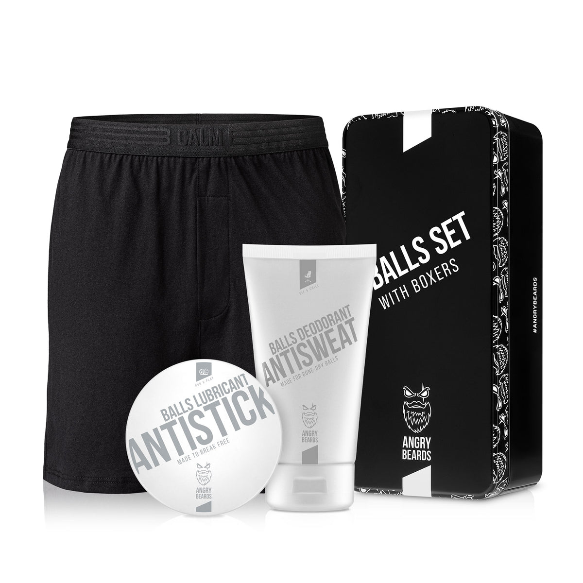 Angry Beards Komplexná starostlivosť o gule + volné trenky