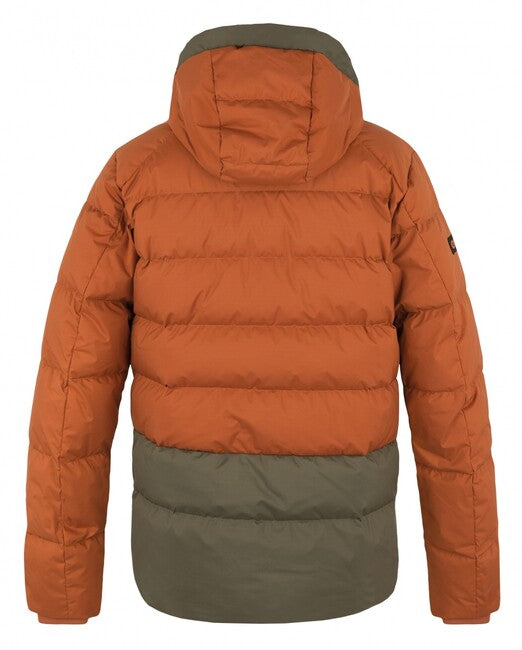 HUSKY Durra men's down jacket, brown/khaki