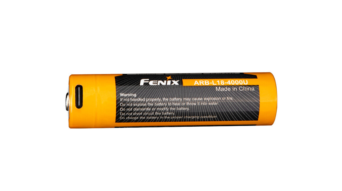Fenix 18650 Επαναφορτιζόμενη Μπαταρία USB-C 4000 mAh (Li-Ion)