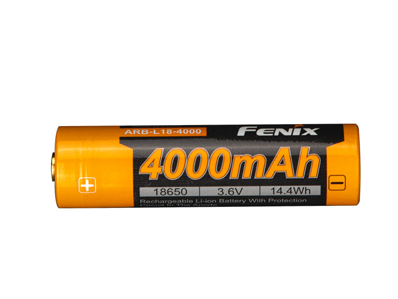Fenix Μπαταρία Επαναφορτιζόμενη 18650 4000 mAh (Li-Ion)