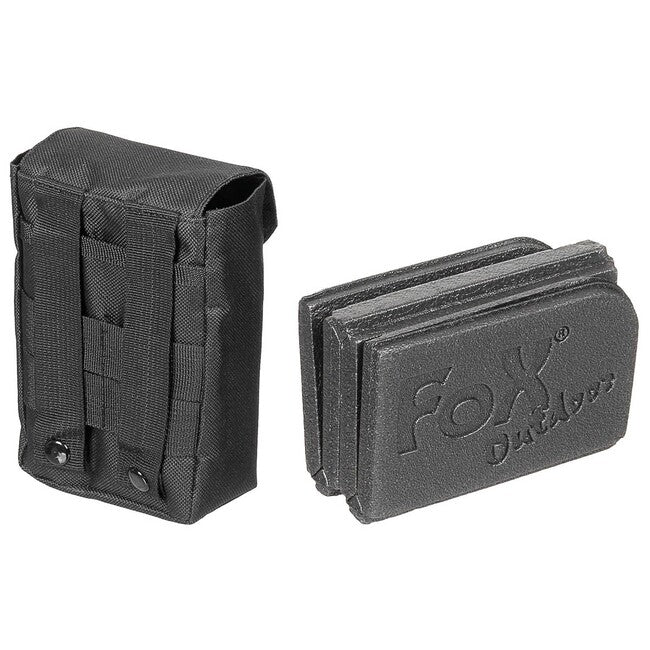Fox Outdoor Αναδιπλούμενη Θερμική Υπόστρωμα Καθίσματος με Θήκη Molle, Μαύρο