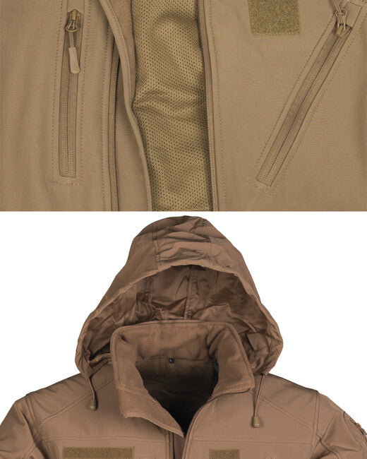 Mil-Tec SCU 14 Μπουφάν Softshell, Σκούρο Κοιότ