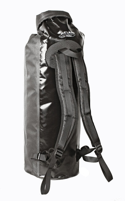 Basic Nature Σακίδιο Πλάτης Duffelbag Αδιάβροχο με Κύλιση Κλεισίματος 40 l, Μαύρο