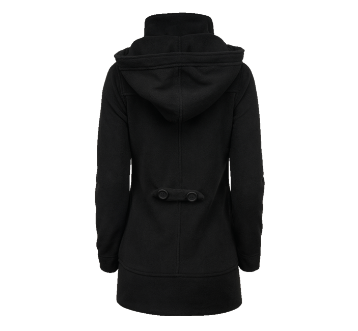 Brandit Square Fleece Μπουφάν Γυναικείο, Μαύρο