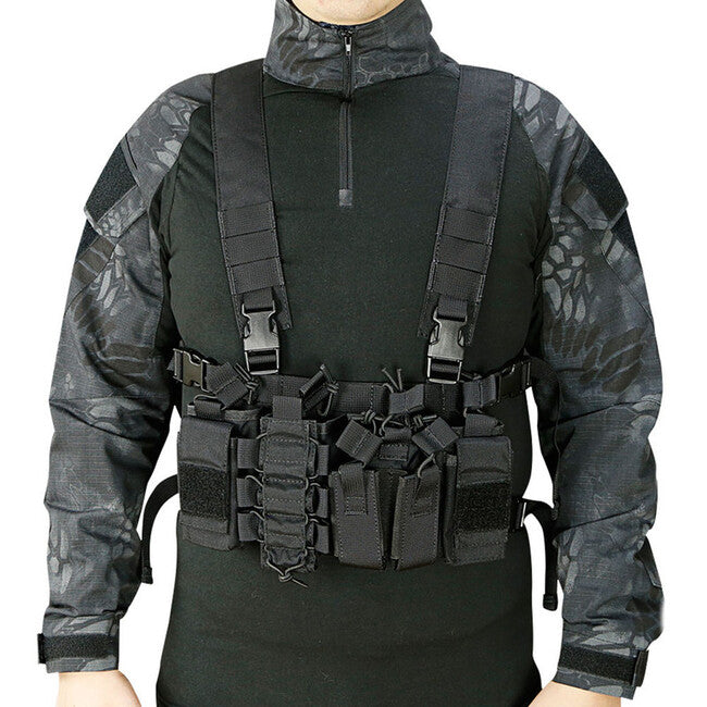 DRAGOWA D3 Chest Rig, μαύρο