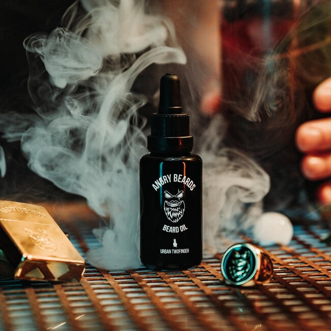 ANGRY BEARDS Jack Saloon έλαιο για γένια και μουστάκι, 30 ml