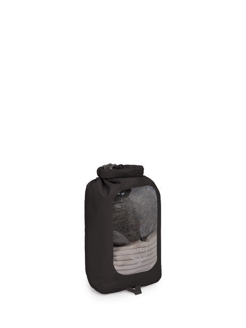 OSPREY DRY SACK 6 αδιάβροχη σακούλα W/WINDOW, μαύρο