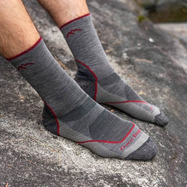 Darn Tough Light Hiker Micro Crew κάλτσες ελαφρές με μαξιλάρωση, Taupe