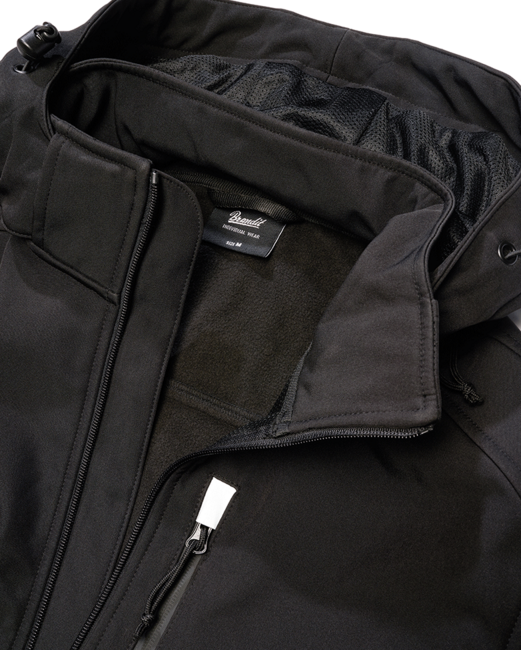 Brandit Hurricane Μπουφάν Softshell, Μαύρο