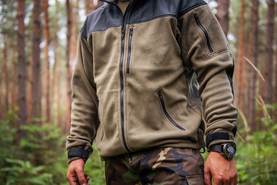 Helikon-Tex Classic Army Ενισχυμένο Φλις Μπουφάν, Λαδί