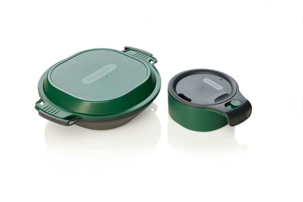 Humangear GoKit Deluxe Δοχείο Φαγητού, ανθρακί-πράσινο
