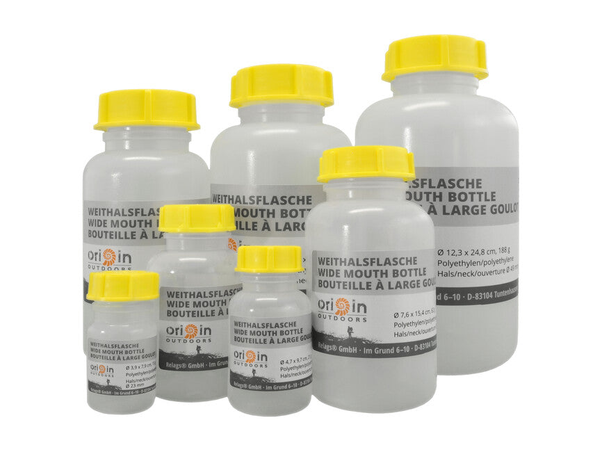Origin Outdoors Μπουκάλι Φαρδύ Στόμιο 250 ml, στρογγυλό στόμιο διάμετρος 30 mm