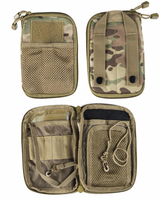 Mil-Tec Molle Belt Pouch, Multitarn
