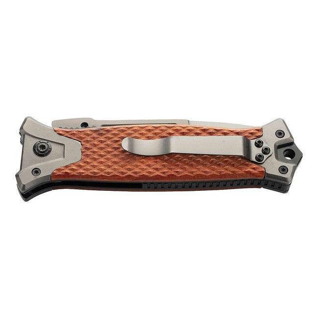 Herbertz Rattan Μονόχειρο Μαχαίρι Τσέπης CNC Φρεζαρισμένο Rattan Ανοξείδωτη Επικάλυψη, 9,7cm
