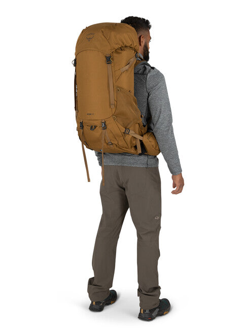 OSPREY ROOK 50 σακίδιο πλάτης τουρισμού, histosol brown/rhino grey