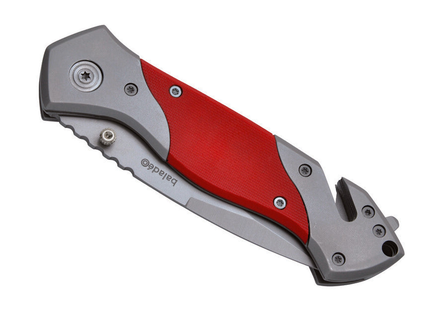 Baladeo ECO067 Rescue Μαχαίρι Διάσωσης, Κόκκινο G10