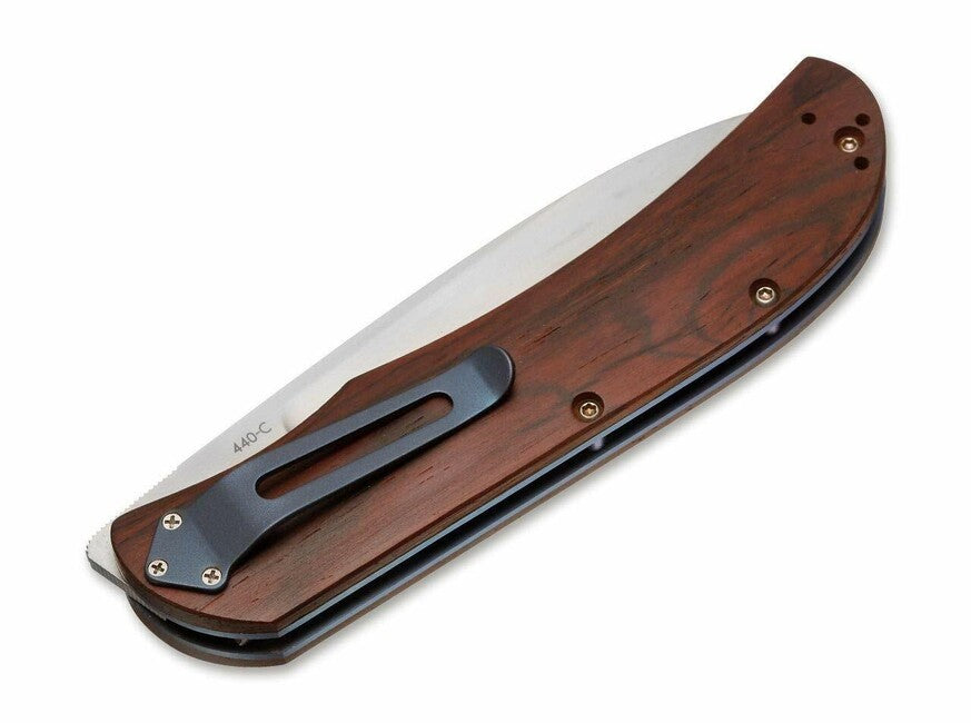 BÖKER® Exskelibur I Μαχαίρι Τσέπης 8,9 cm, ξύλο Cocobolo, τιτάνιο