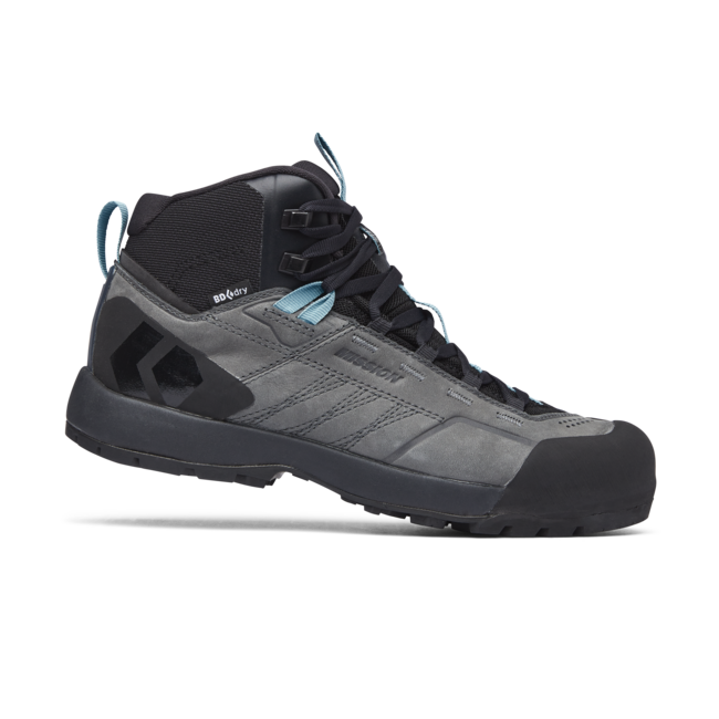 Black Diamond Mission Mid Δερμάτινα Παπούτσια Γυναικείο Waterproof Approach, steel grey-coastal blue
