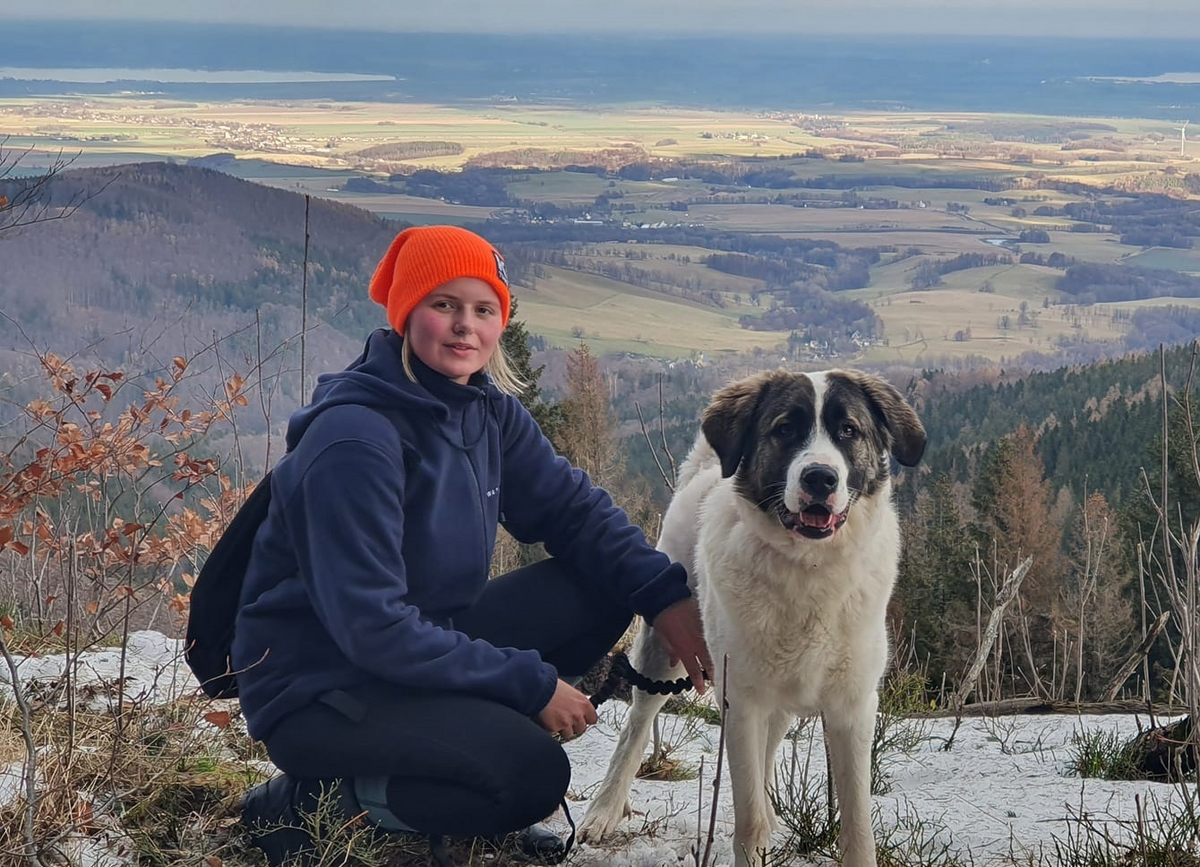 K9 Thorn zimná čiapka, oranžová