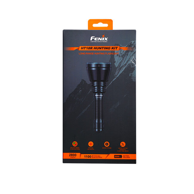 Fenix HT18R Σετ Φακού Κυνηγετικού με Καλωδιακό Διακόπτη AER-05 και Στήριγμα Όπλου ALG-18 Kit