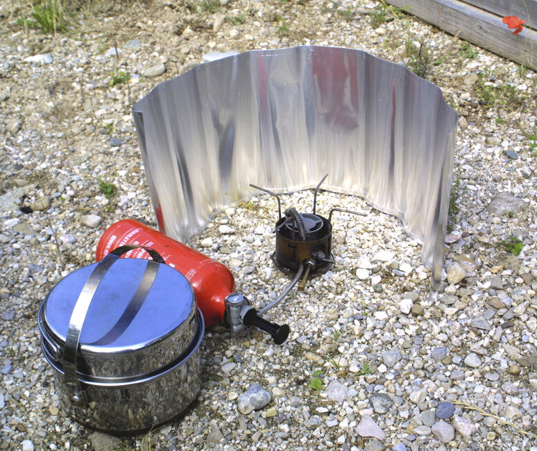 Origin Outdoors Κυλινδρικό Αλουμίνιο Μπροστινό Γυαλί 24 cm Ύψος