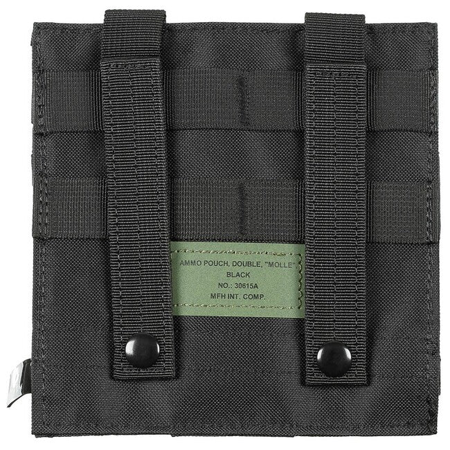 MFH Τσάντα Double MOLLE, Μαύρο