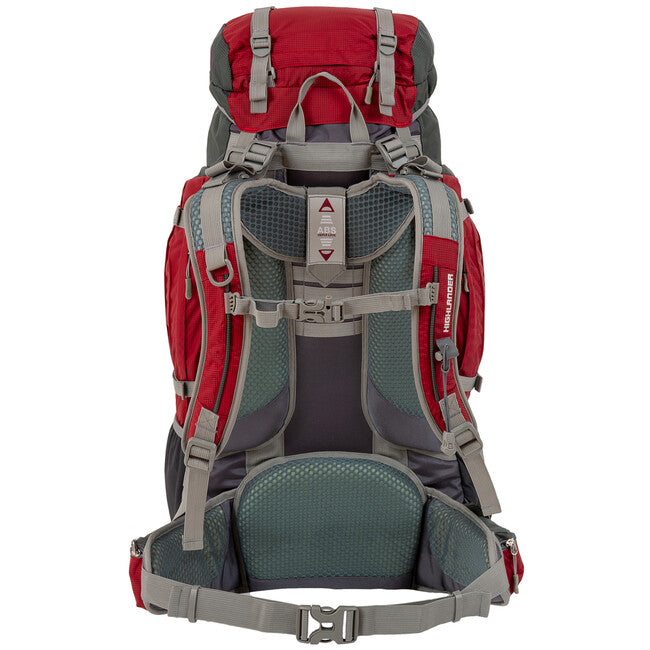 Highlander Expedition 65 L σακίδιο πλάτης αποστολής, κόκκινο