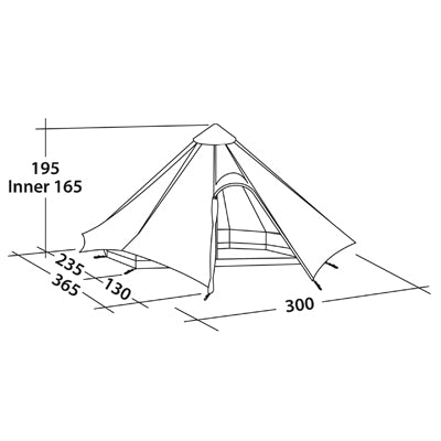 Robens Green Cone Σκηνή για 4 άτομα