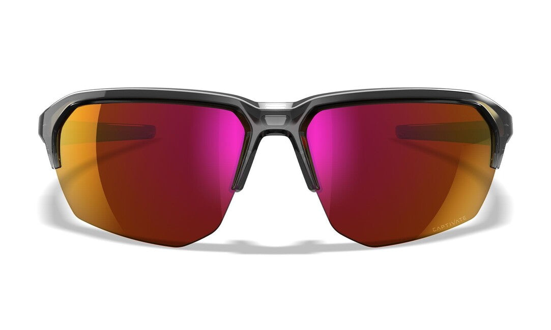 Wiley X Jakl Γυαλιά Ηλίου, Captivate Red Mirror/ Gloss Crystal Grey