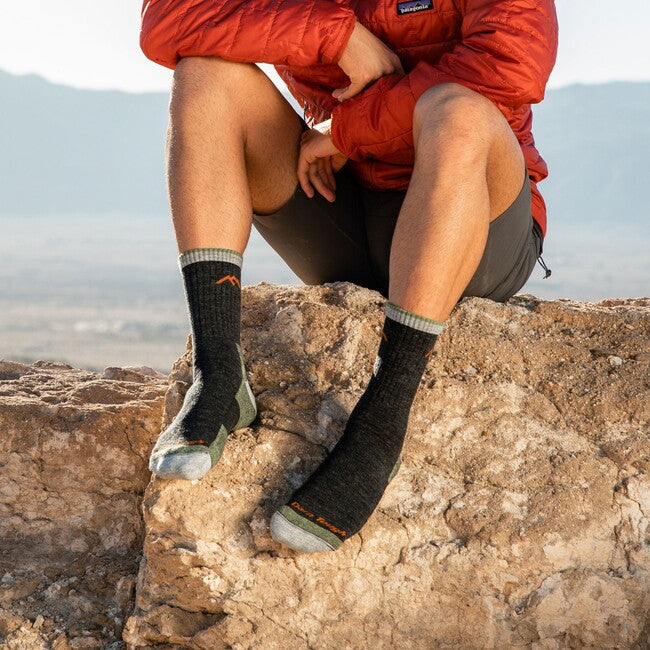 Darn Tough Hiker Micro Crew Κάλτσες Μεσαίου Βάρους με Μαξιλάρι, Λαιμ