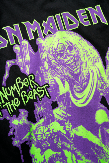 Brandit Iron Maiden μπλουζάκι Number of the Beast I, μαύρο