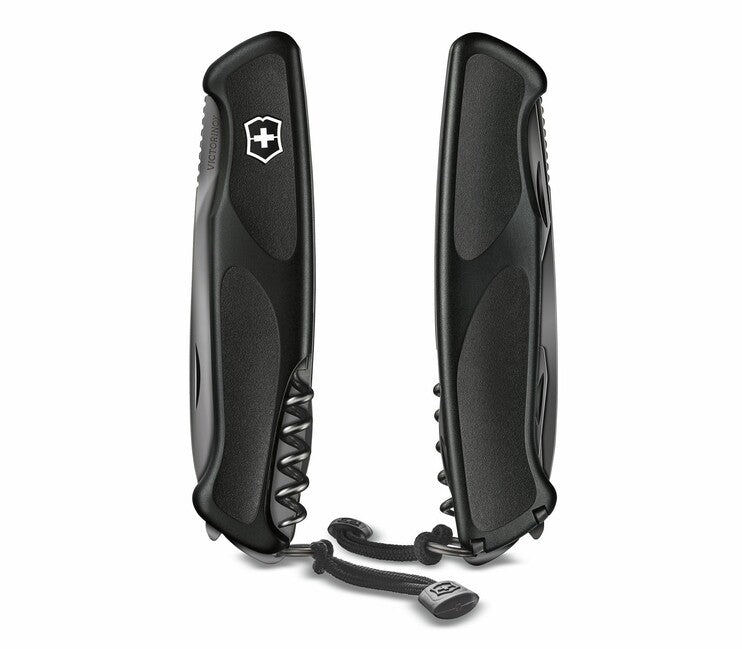 Victorinox RangerGrip 55 Πολυχρηστικό Μαχαίρι Onyx Black, Μαύρο Μονοχρωματικό, 12 Λειτουργίες