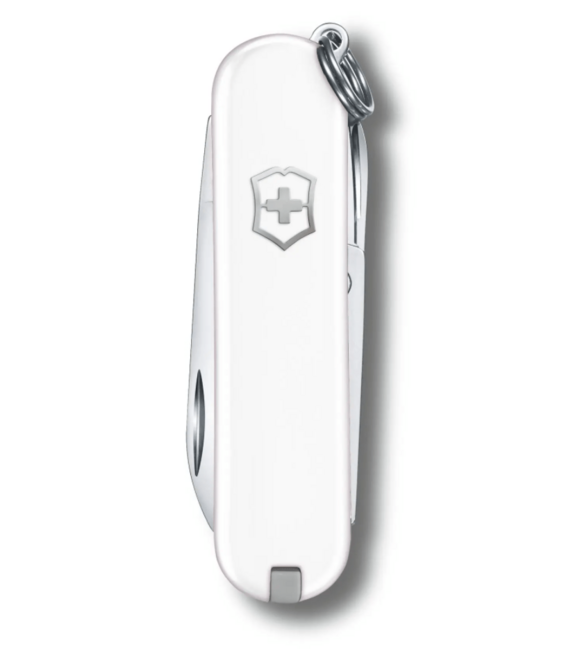 Victorinox Classic SD Colors Falling Snow Πολυλειτουργικό Μαχαίρι, λευκό, 7 λειτουργίες